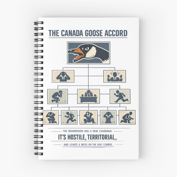 Item preview, Canada Goose Corporate Chaos Hierarchy Satire designed and sold by WildlifeInc.