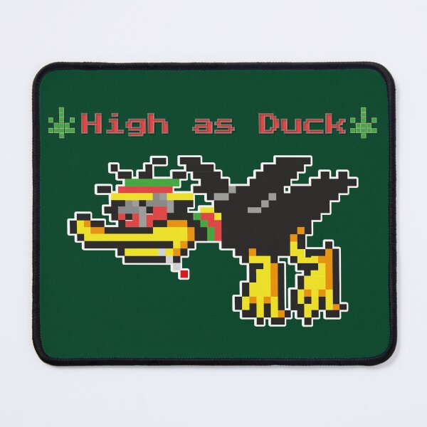 Item preview, High As Duck – Retro Pixel Meme Duck designed and sold by Avohai!.