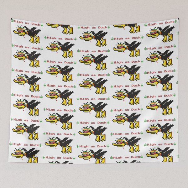 Item preview, High As Duck – Retro Pixel Meme Duck designed and sold by Avohai!.