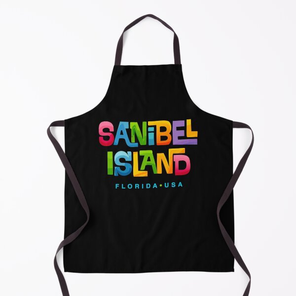 Item preview, Sanibel Island Florida Mid-Century Typographic Design designed and sold by Futurebeachbum.