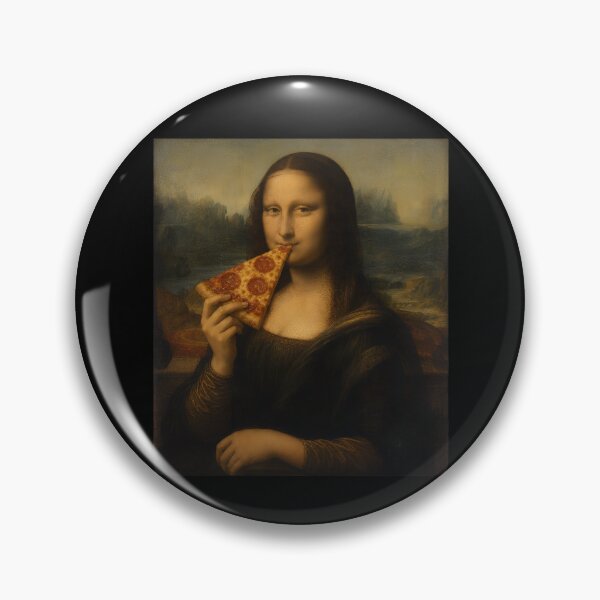 Item preview, Mona Pizza Leonardo Da Vinci Funny Pizza Mona Lisa Gear designed and sold by DynamicDesign.