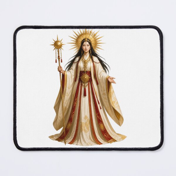 Item preview, Amaterasu Japanese Goddess Sun Light Heaven Mythology Design designed and sold by The Dark Files.