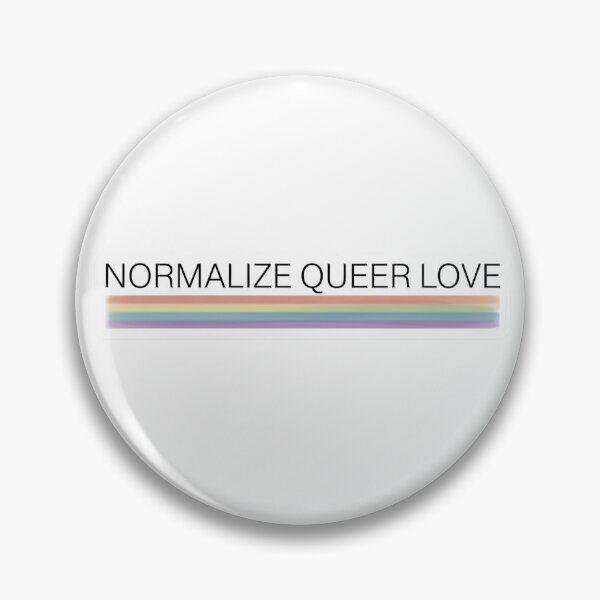 Item preview, Normalize Queer Love Shirt, LGBTQ Pride Minimalist Design, Queer Rights Rainbow Statement Tee designed and sold by Pride_Prints.