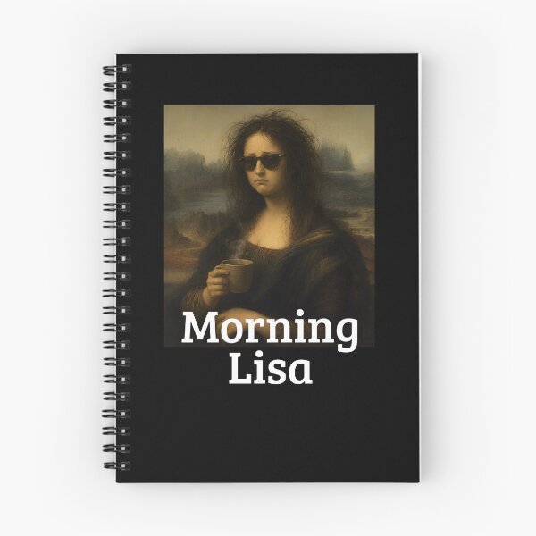 Item preview, Morning Lisa Leonardo Da Vinci Funny Mona Lisa Gear designed and sold by DynamicDesign.