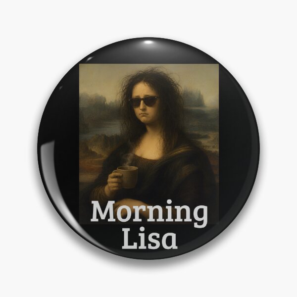 Item preview, Morning Lisa Leonardo Da Vinci Funny Mona Lisa Gear designed and sold by DynamicDesign.