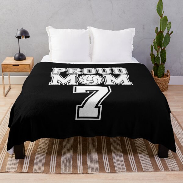 Item preview, Custom Proud Volleyball Mom Number 7  designed and sold by fferomananul.