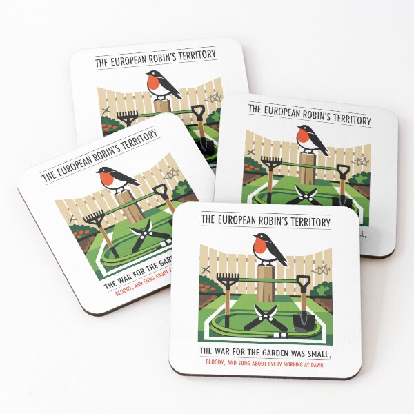 Item preview, European Robin Garden Territory designed and sold by WildlifeInc.