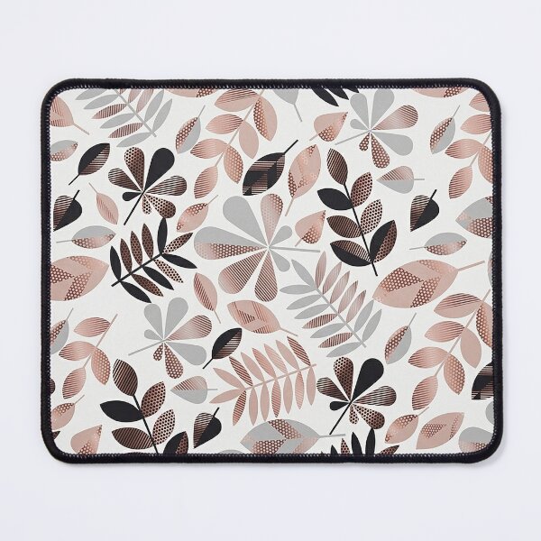 Item preview, Botanical Leaves Fabric, Boho Cotton Print Fabric, Neutral Tones Sewing Fabric designed and sold by 555Design.