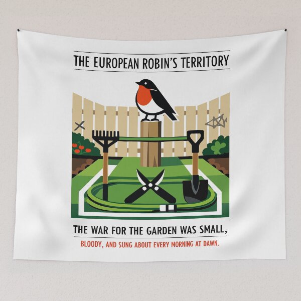 Item preview, European Robin Garden Territory designed and sold by WildlifeInc.