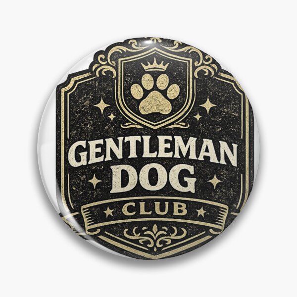 Item preview, Gentleman Dog Club Vintage Luxury Dog Lover Design designed and sold by DailyTrendFinds.