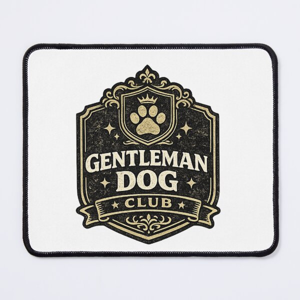 Item preview, Gentleman Dog Club Vintage Luxury Dog Lover Design designed and sold by DailyTrendFinds.
