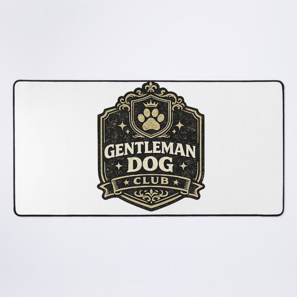 Item preview, Gentleman Dog Club Vintage Luxury Dog Lover Design designed and sold by DailyTrendFinds.