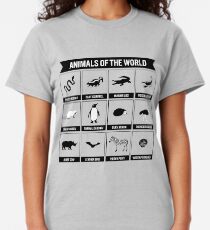 Tiere der Welt Classic T-Shirt