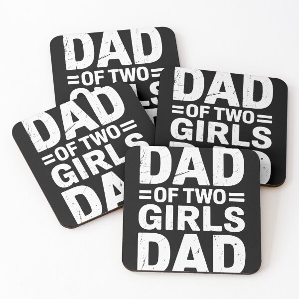 Item preview, Dad of Two Girls Gifts Daddy of 2 Daughters Father's Day designed and sold by fferomananul.