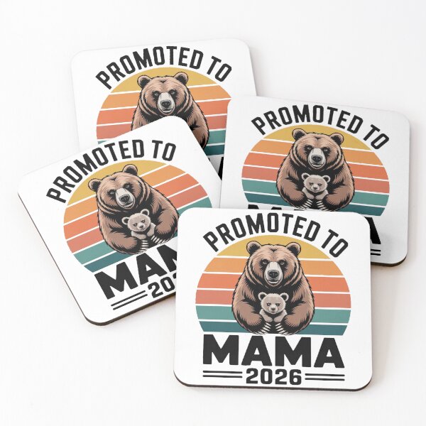 Item preview, Mom To Be 2026 Retro Bear Family Graphic designed and sold by QuiteOrbit.