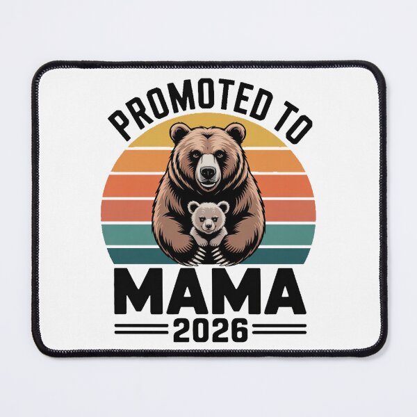 Item preview, Mom To Be 2026 Retro Bear Family Graphic designed and sold by QuiteOrbit.