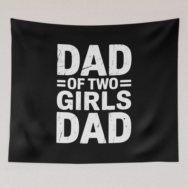 Item preview, Dad of Two Girls Gifts Daddy of 2 Daughters Father's Day designed and sold by fferomananul.