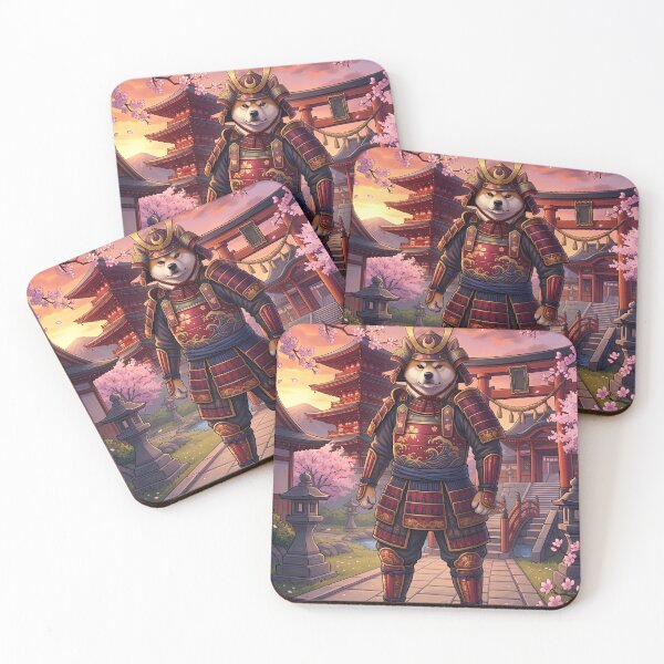 Item preview, The Shiba Shogun's Vigil under the Twilight Sakura designed and sold by VibranPalette.