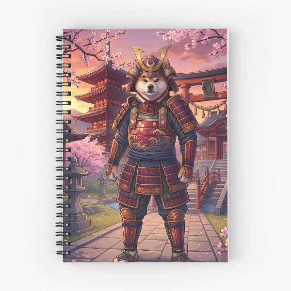 Item preview, The Shiba Shogun's Vigil under the Twilight Sakura designed and sold by VibranPalette.