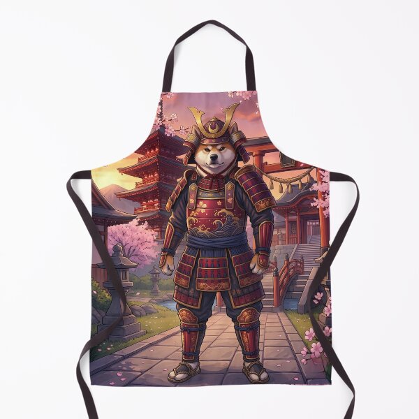 Item preview, The Shiba Shogun's Vigil under the Twilight Sakura designed and sold by VibranPalette.