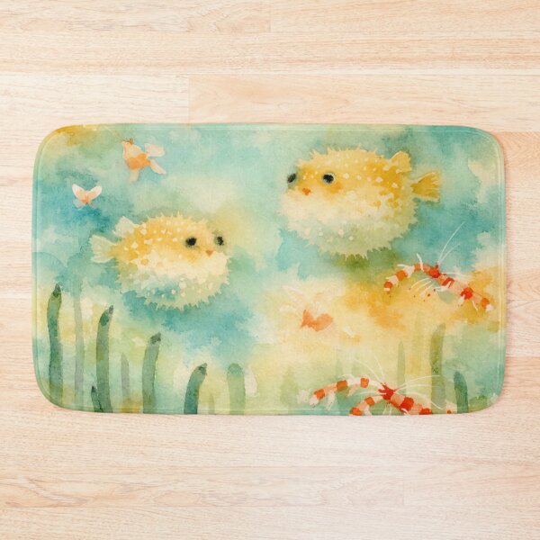 Item preview, Soft Lagoon Drift with Floating Marine Life designed and sold by WildlifeInc.