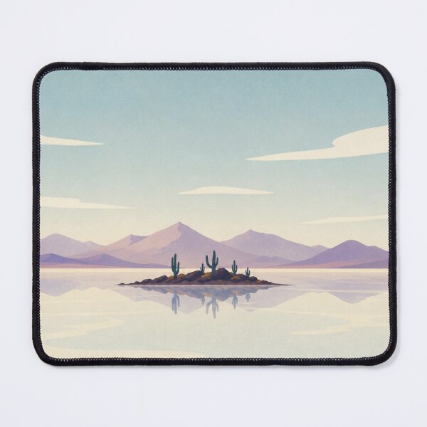 Item preview, Minimal Desert Reflection Landscape designed and sold by Creative_Canvas.