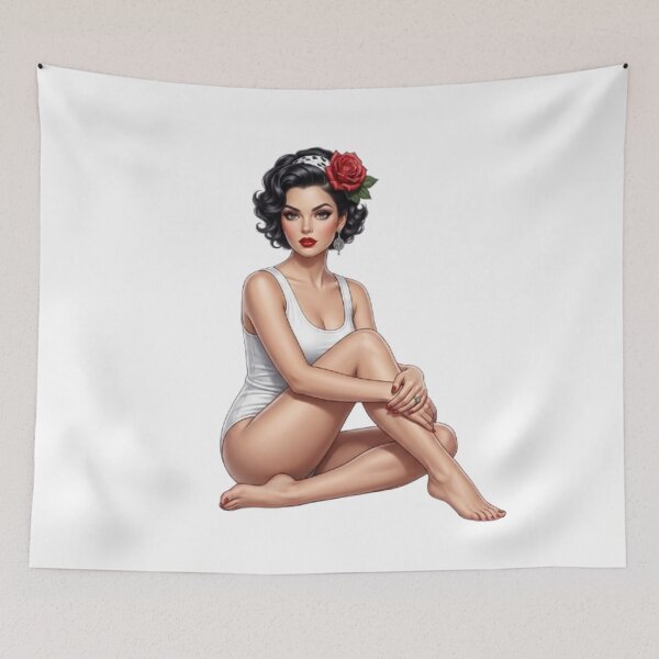 Item preview, "Retro Glamour: Charm and Audacity of Pin-Ups” designed and sold by CHRIST5000.