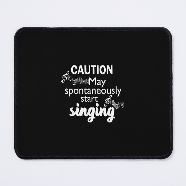 Item preview, Singing Music Lover T Shirt Gift - Caution May Start Singing designed and sold by wardpowerslamon.