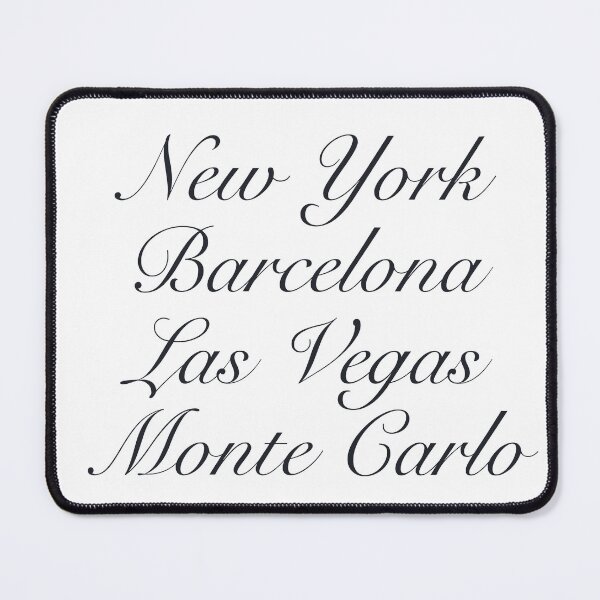 Item preview, 2016 Y2K New York Barcelona Las Vegas Monte Carlo designed and sold by Ang-creations1.