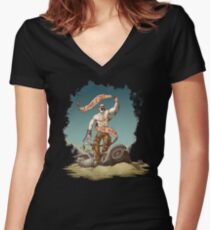 Mad Max - Witness Me Women's Fitted V-Neck T-Shirt