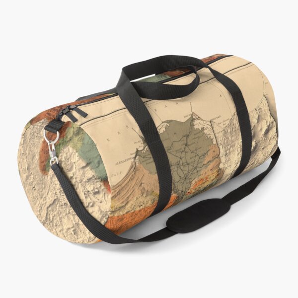 Item preview, 1910 Egypt Relief Map digitally-rendered designed and sold by ThinkAboutMaps.