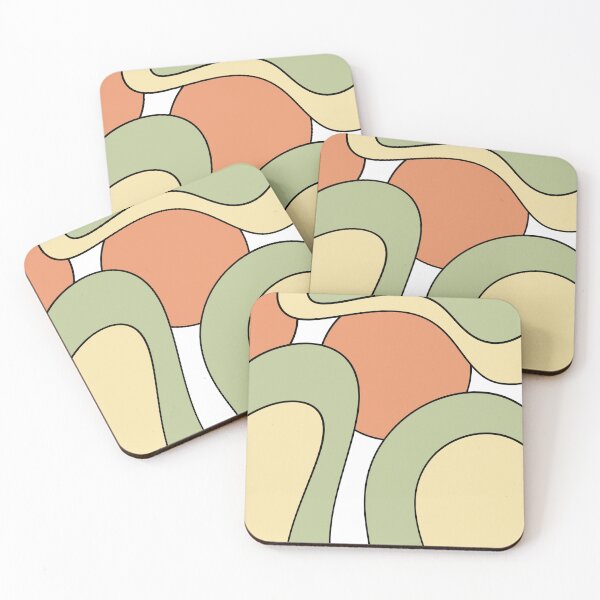 Item preview, Muted Desert Waves – Modern Organic Abstract Art designed and sold by Moon-Petal.