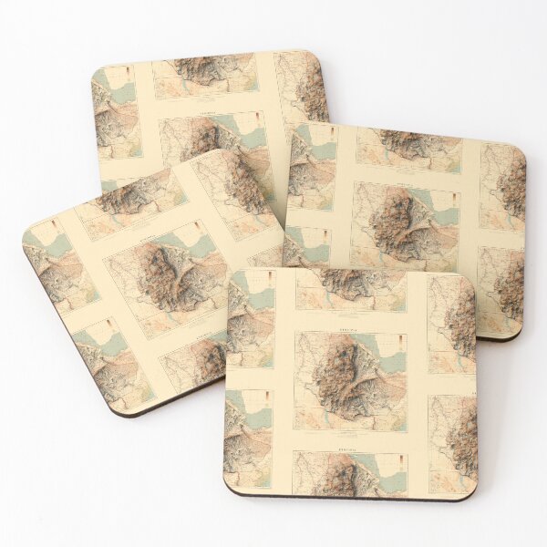 Item preview, 1908 Ethiopia Shaded Relief Map 3D digitally rendered designed and sold by ThinkAboutMaps.