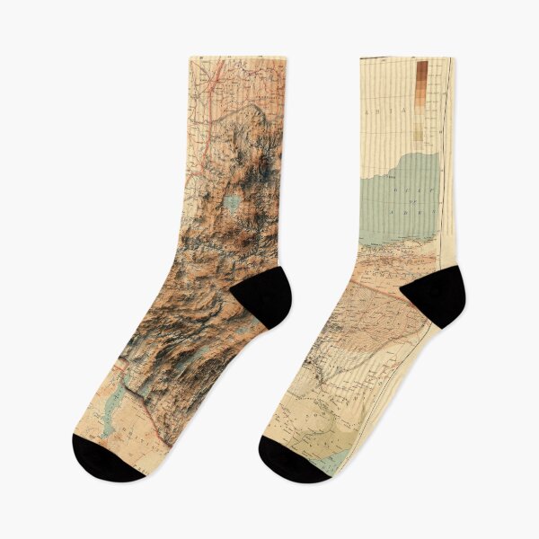 Item preview, 1908 Ethiopia Shaded Relief Map 3D digitally rendered designed and sold by ThinkAboutMaps.