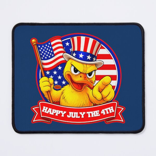 Item preview, QUACKIE D™ Happy July the 4th designed and sold by DrAtomicThunder.
