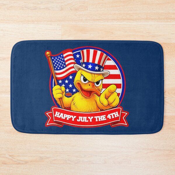 Item preview, QUACKIE D™ Happy July the 4th designed and sold by DrAtomicThunder.