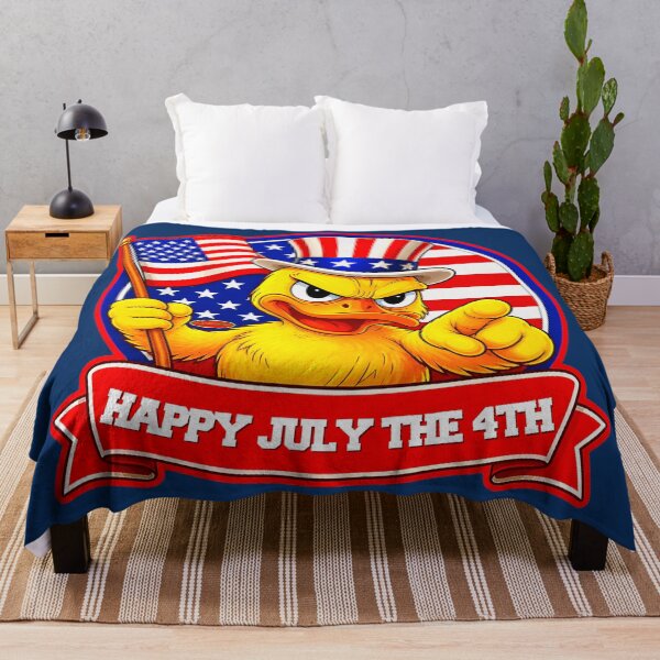 Item preview, QUACKIE D™ Happy July the 4th designed and sold by DrAtomicThunder.