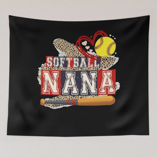 Item preview, Leopard Print Softball Nana Design designed and sold by LarryMBrown.