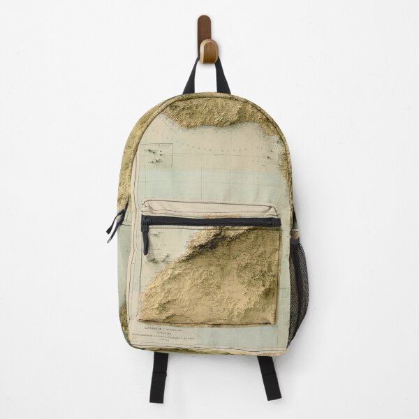 Item preview, 1884 Africa Relief Map digitally-rendered designed and sold by ThinkAboutMaps.