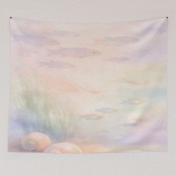 Item preview, Dreamlike Estuary Flow in Soft Coastal Light designed and sold by WildlifeInc.