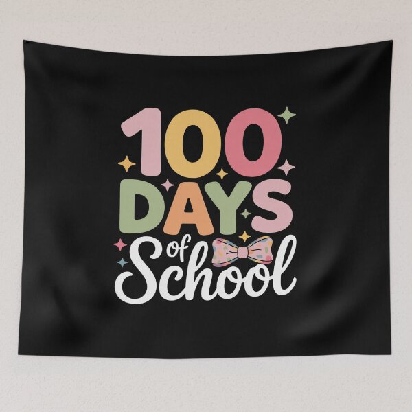 Item preview, 100 Days of School Coquette Bow Girls Teachers Students designed and sold by grounabslaninal.