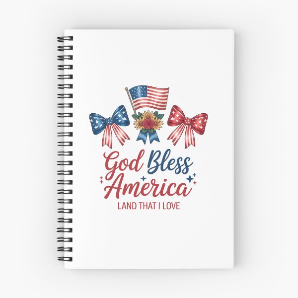 Item preview, God Bless America Land that I Love 4th of July Bow Floral designed and sold by grounabslaninal.