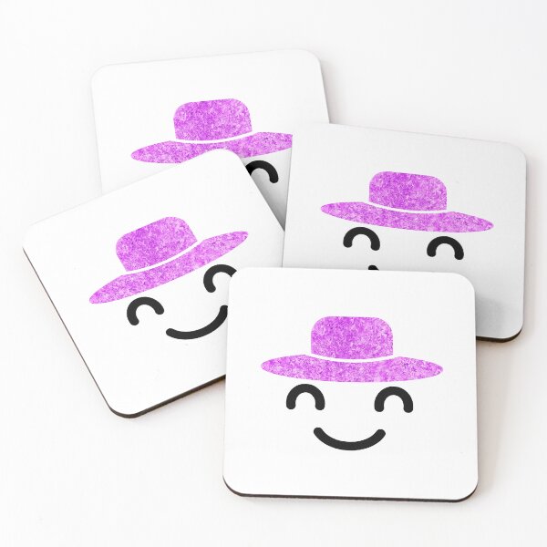Item preview, Happy Smiley Face With Purple Sun Hat designed and sold by Fantacaroo Designs.