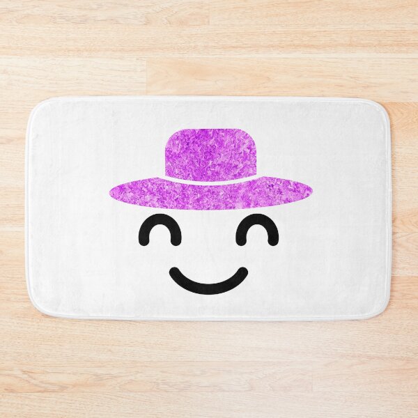 Item preview, Happy Smiley Face With Purple Sun Hat designed and sold by Fantacaroo Designs.