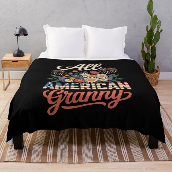 Item preview, Granny Proud 4th Of July American US Flag Women FLower designed and sold by grounabslaninal.