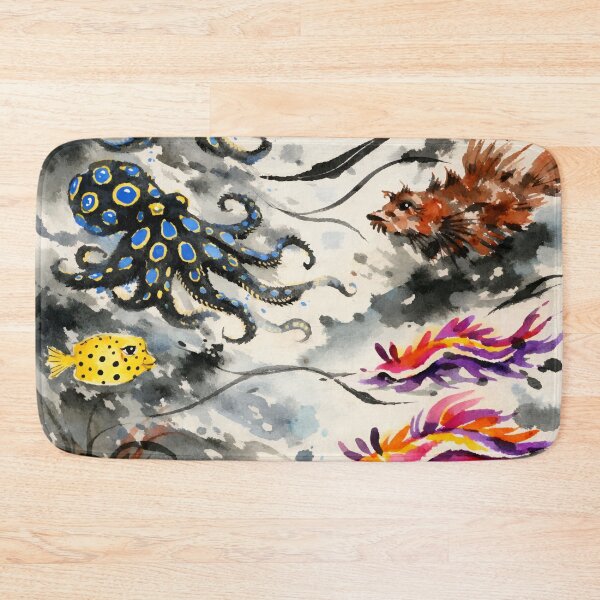 Item preview, Exotic Reef Currents with Ornamental Sea Life designed and sold by WildlifeInc.