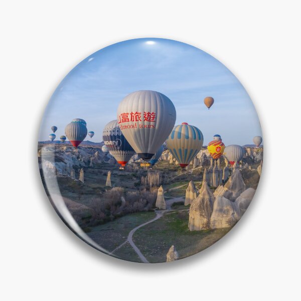 Item preview, Colorful Hot Air Balloons in Turkiye designed and sold by SafariByMarisa.