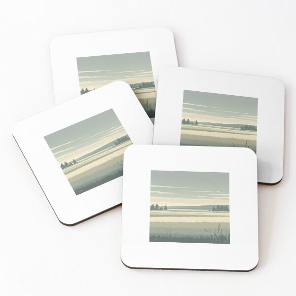 Item preview, Serene Prairie — Canadian Minimalist Art designed and sold by borealminimal.