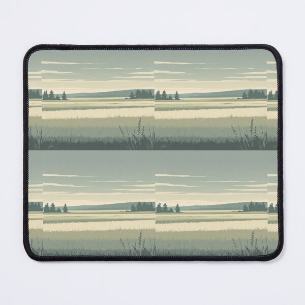 Item preview, Serene Prairie — Canadian Minimalist Art designed and sold by borealminimal.
