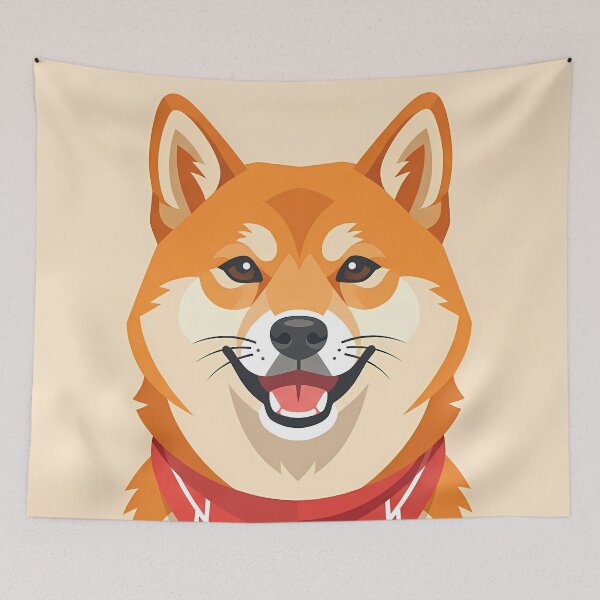 Artikelvorschau, Shiba Inu Hund entworfen und verkauft von BrunoLinuxArt.
